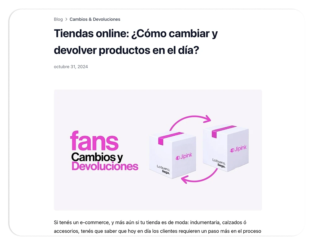 💡 Blog de novedades